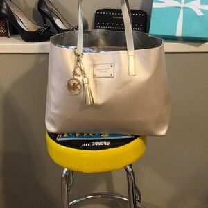 Michael Kors Metallic Tote Bag